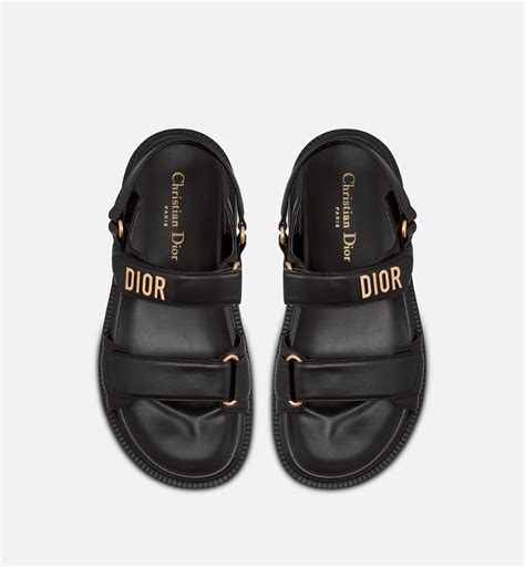 black and white dior sandals|christian dior ladies sandals.